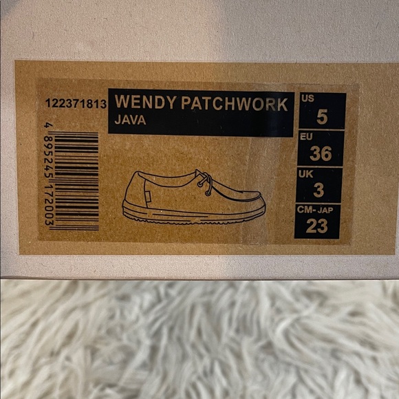 HEY DUDE Wendy Patchwork Java Animal Print Lightweight Slip On Comfy Size 5 NEW - Picture 14 of 15